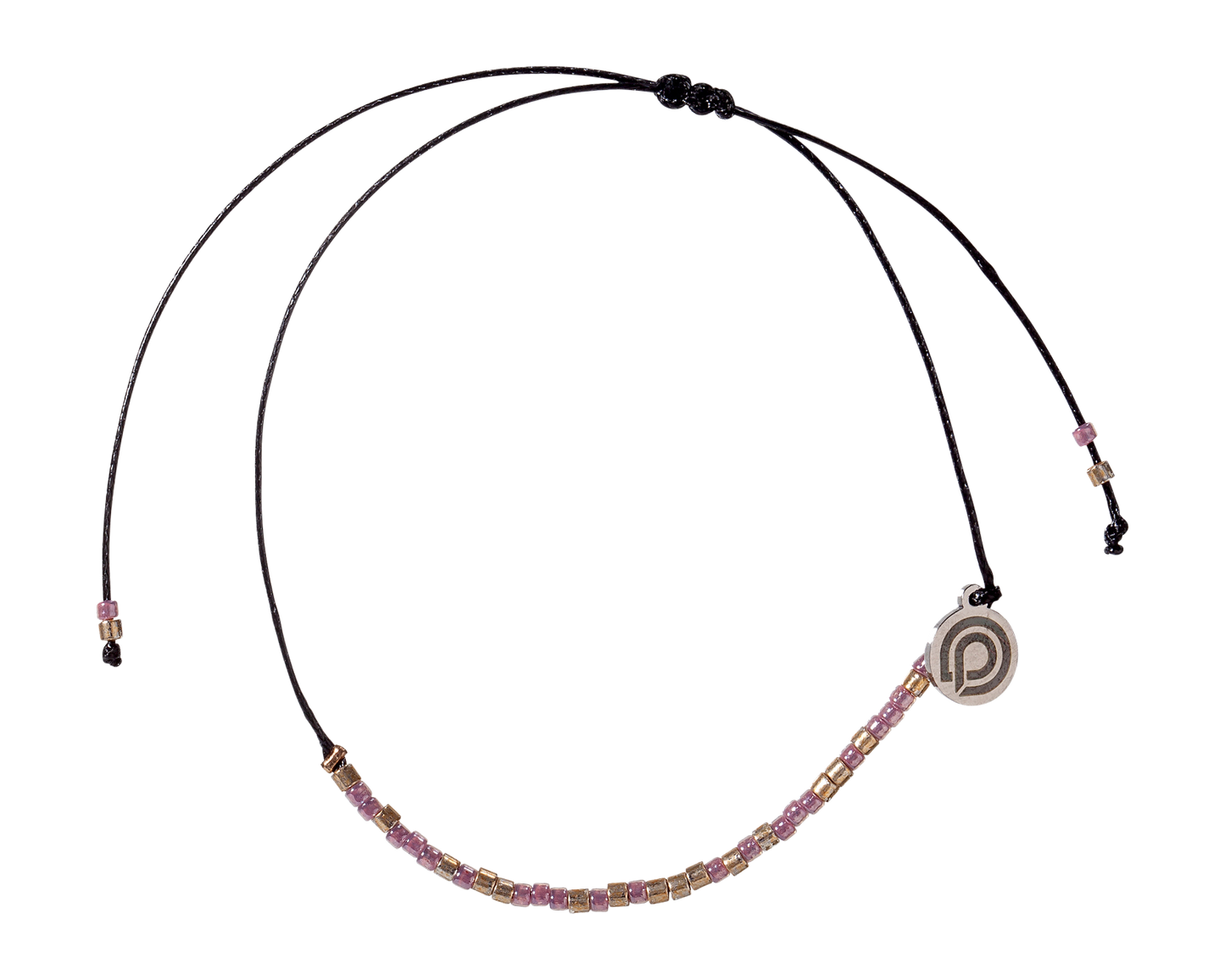 SEED BEAD BRACELET/ANKLET - ROSE