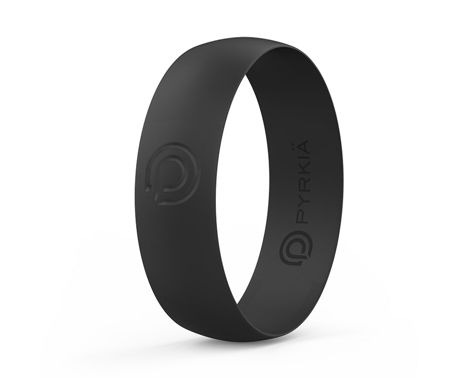 BLACK SILICONE RING