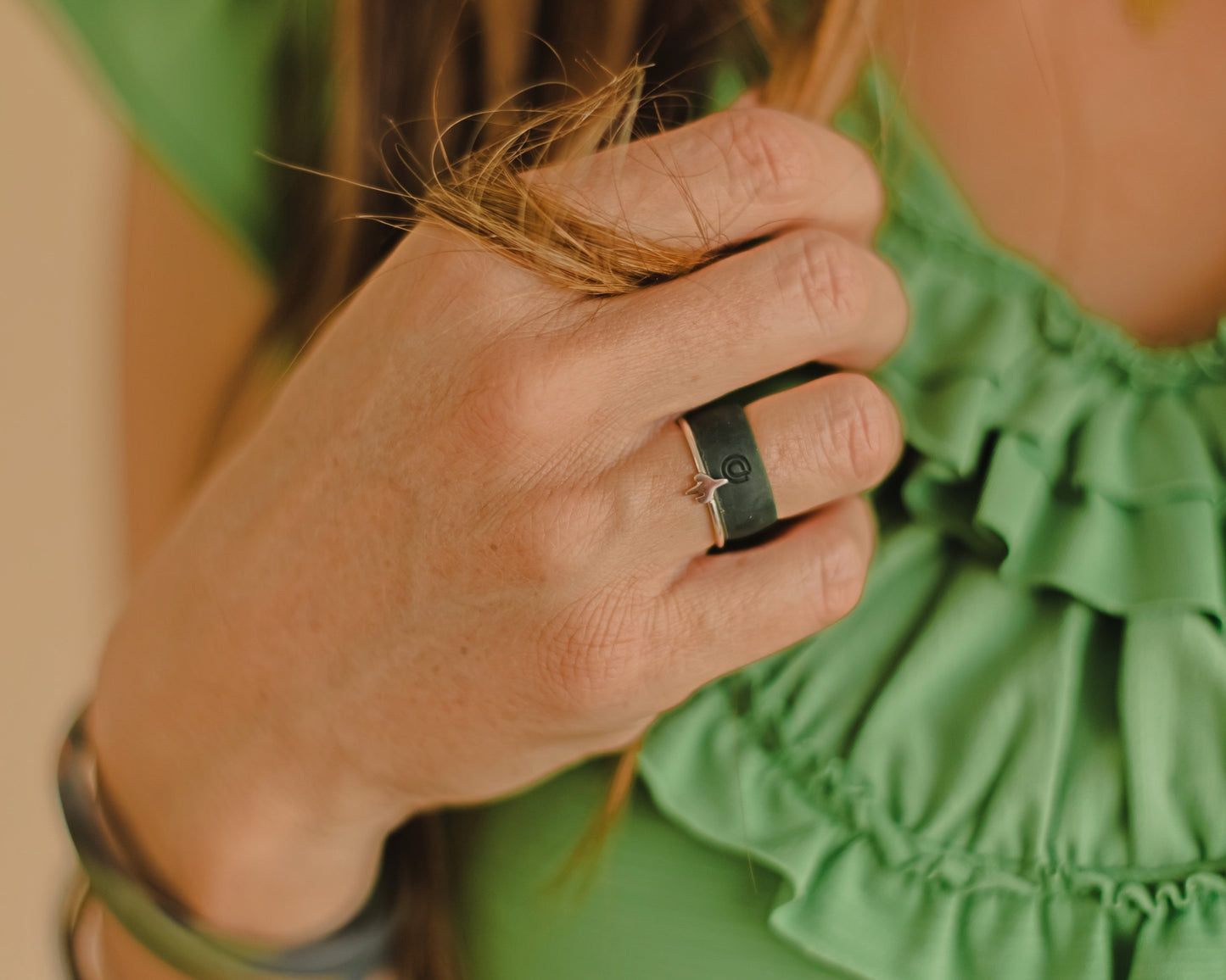 CACTUS RING STERLING SILVER