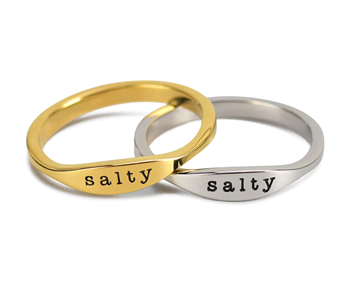 "SALTY" RING - SILVER