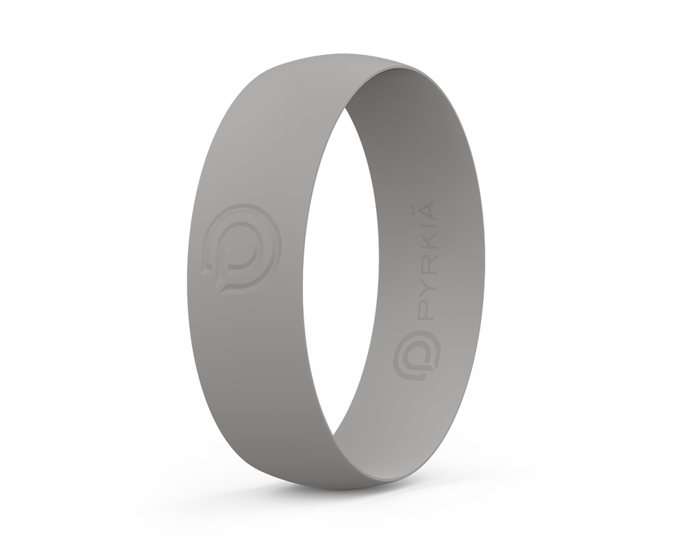 SHADOW GRAY SILICONE RING