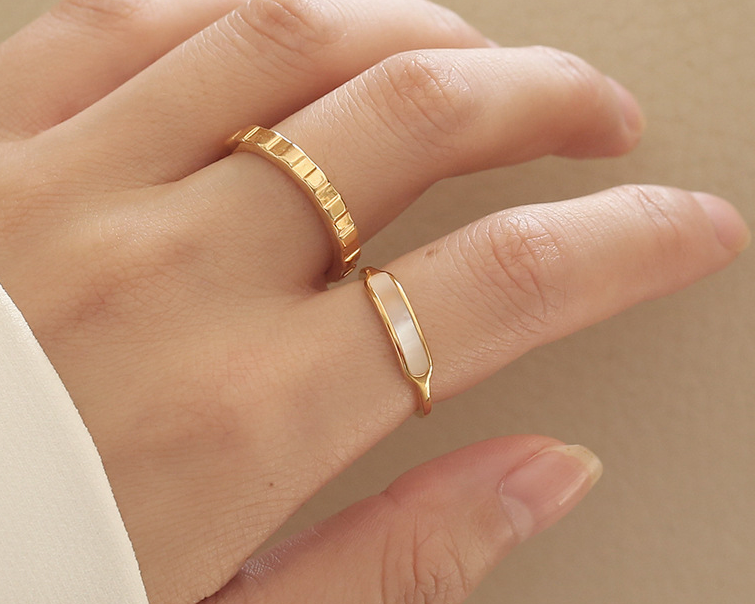 PEARL INLAY RING
