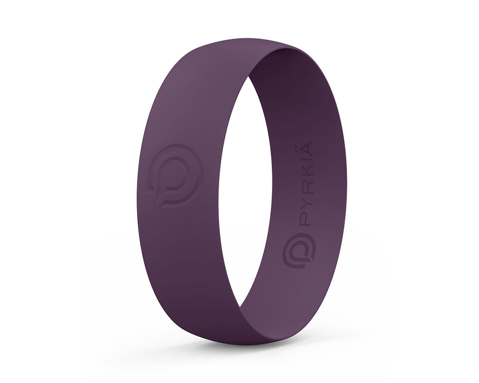 PLUM SILICONE RING