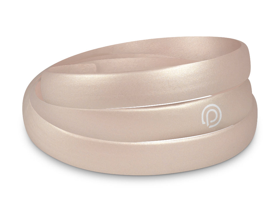 ROSE GOLD SILICONE WRAP (ships 4/7)