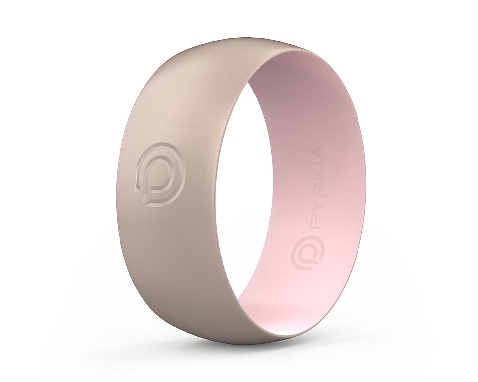 ROSE GOLD SILICONE RING