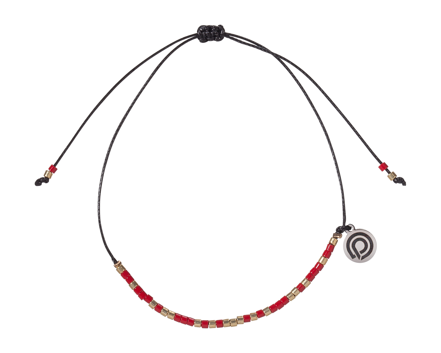 SEED BEAD BRACELET/ANKLET - RED