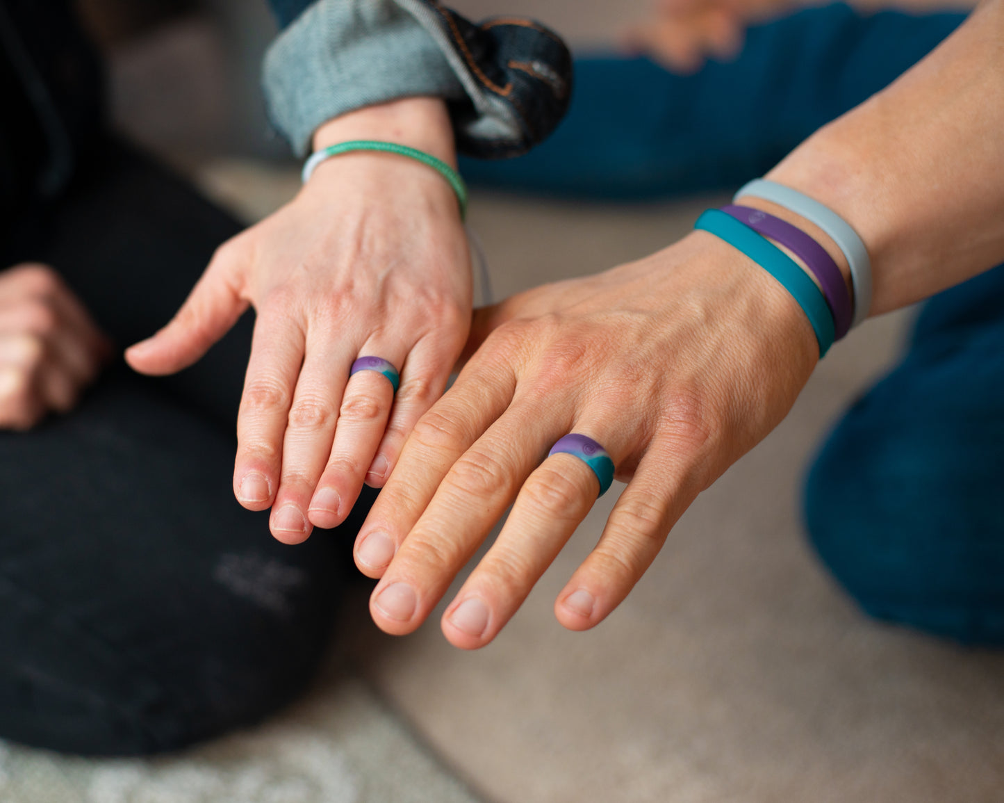 LAGOON-MIX SILICONE RING