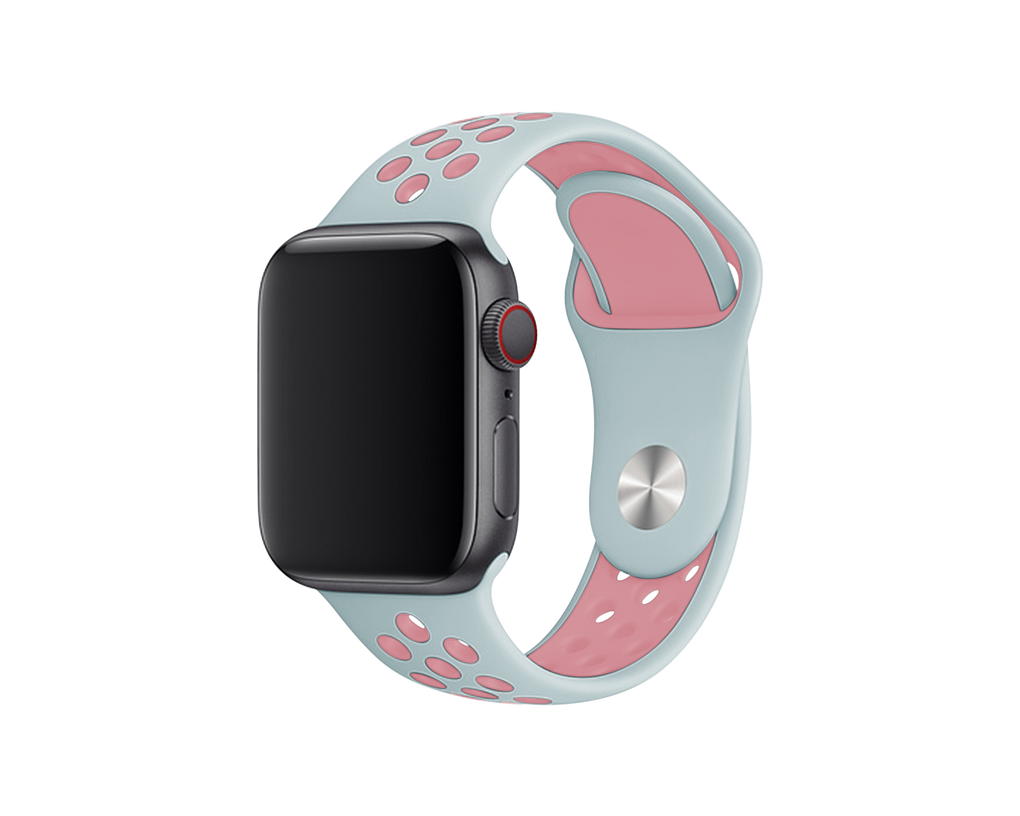 ATHLETIC APPLE WATCH BAND MINT ROSE PYRKI