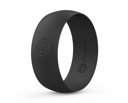 BLACK SILICONE RING