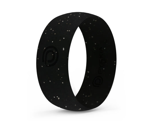 NIGHT STAR SILVER SILICONE RING (Ships 3/21)