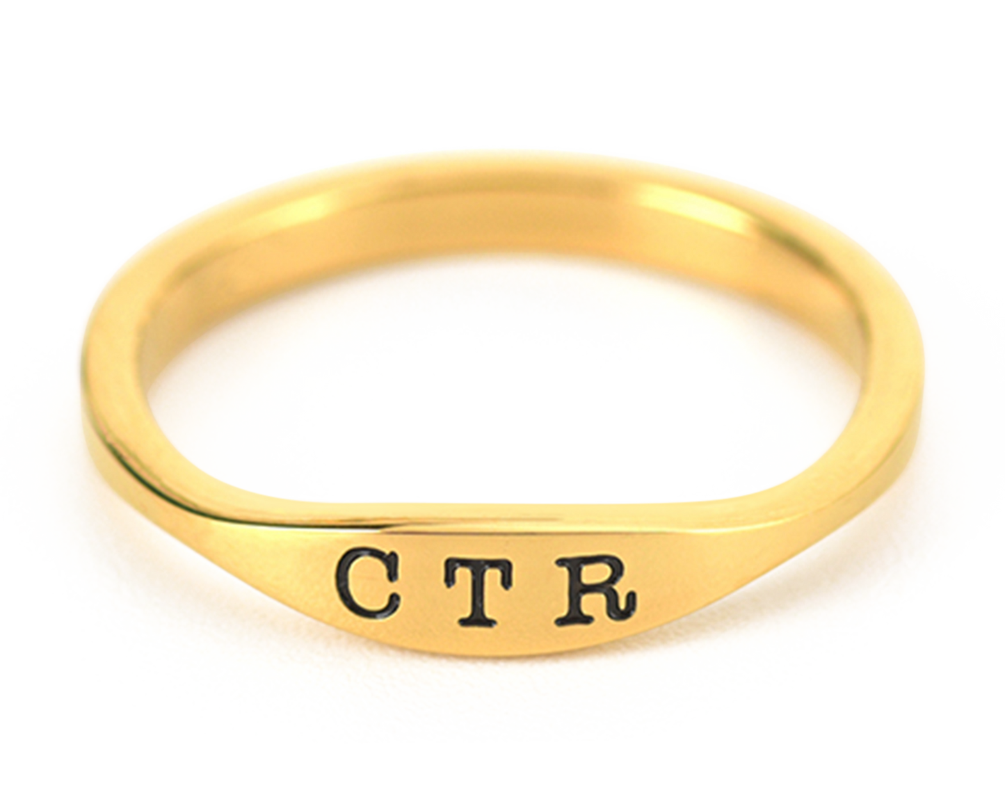 "CTR" RING - GOLD