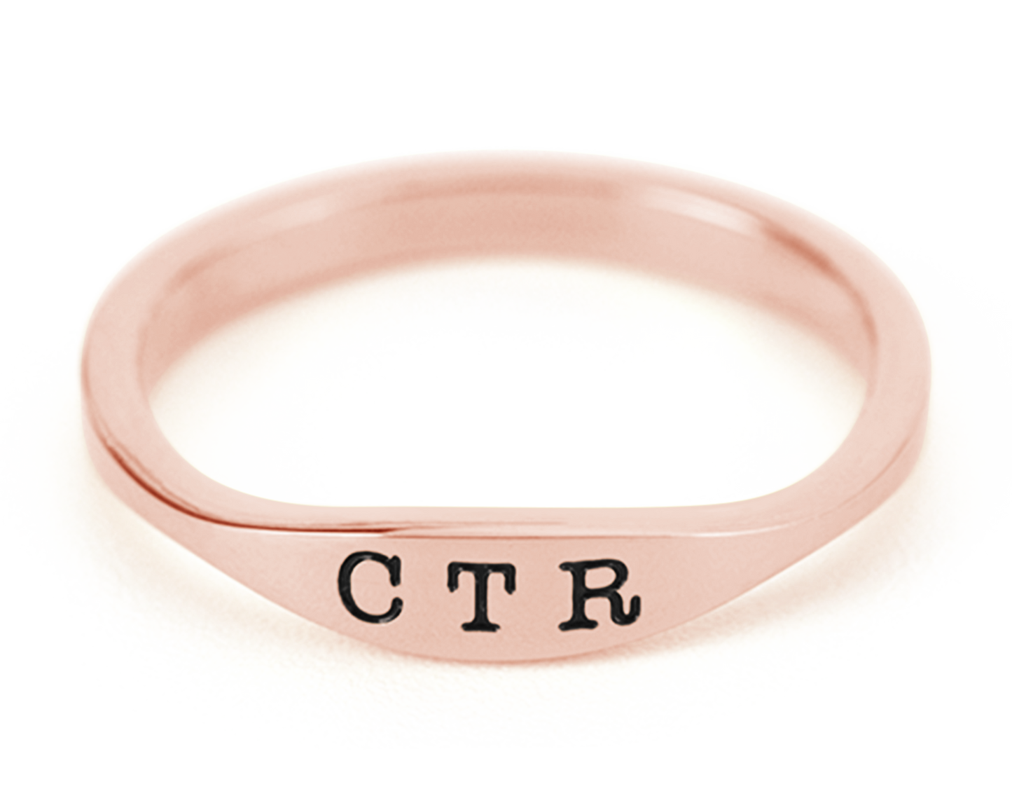 "CTR" RING - ROSE GOLD