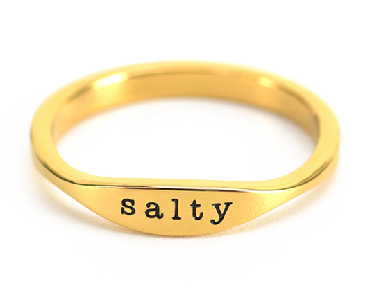 "SALTY" RING - GOLD