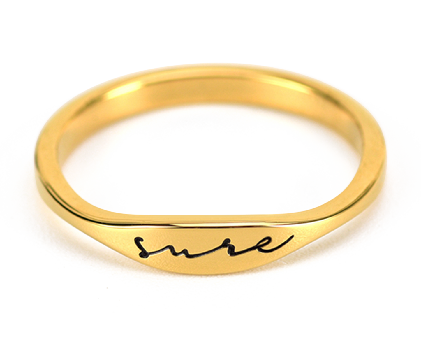 "SURE" RING - BROOKE ENCE SIGNATURE - GOLD