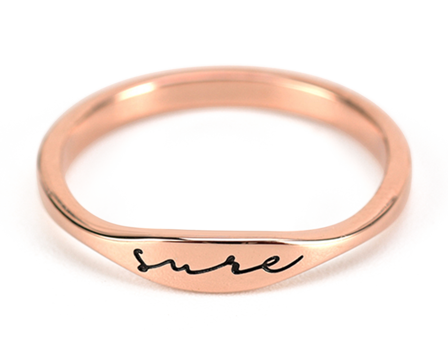 "SURE" RING - BROOKE ENCE SIGNATURE - ROSE GOLD