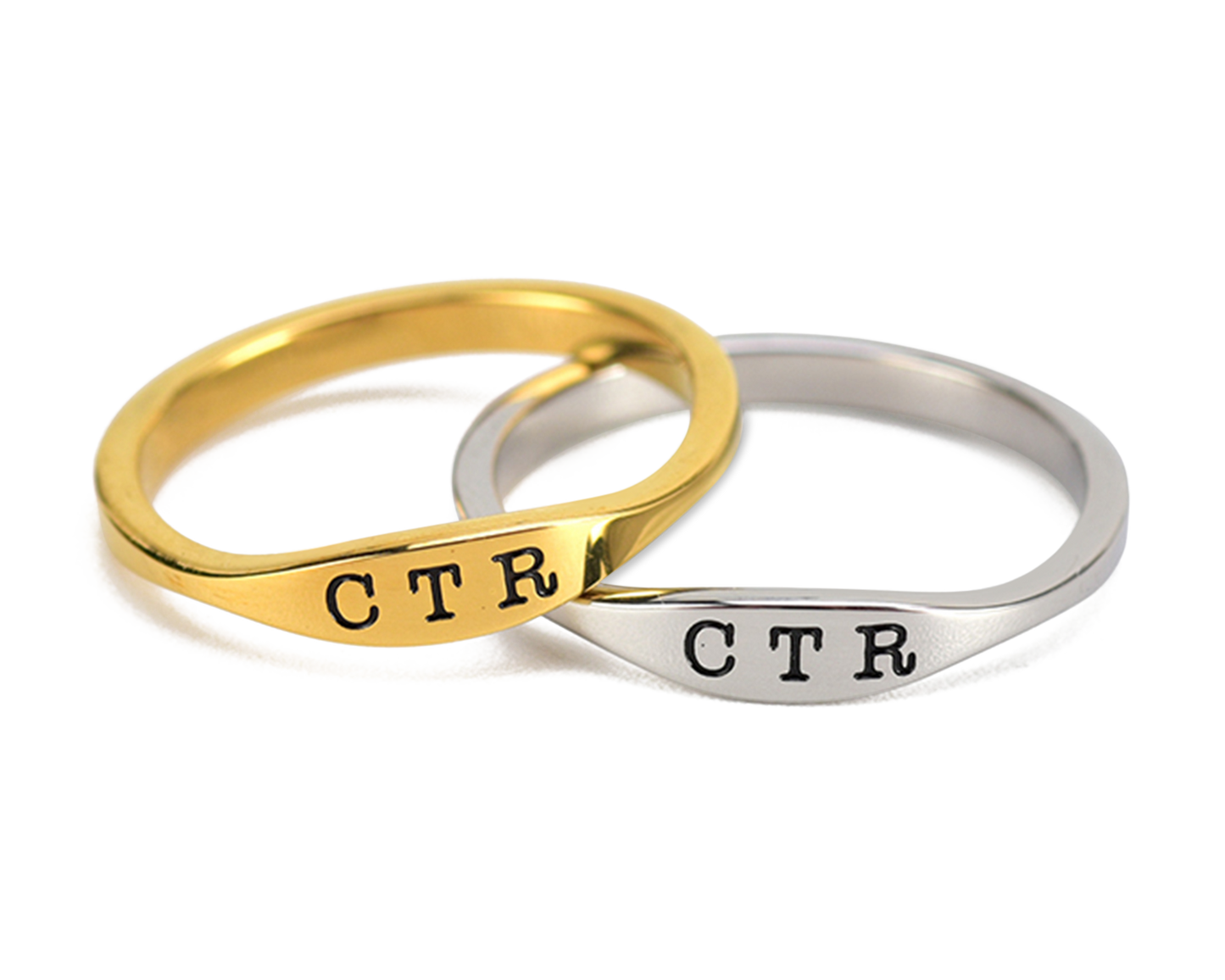 "CTR" RING - GOLD