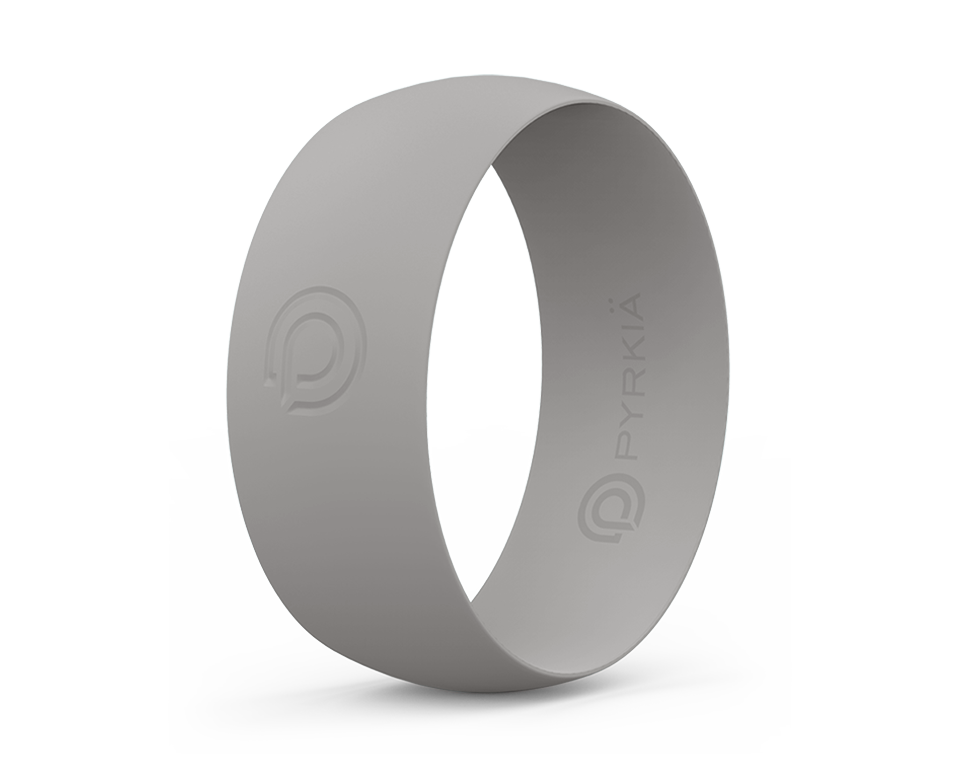 SHADOW GRAY SILICONE RING