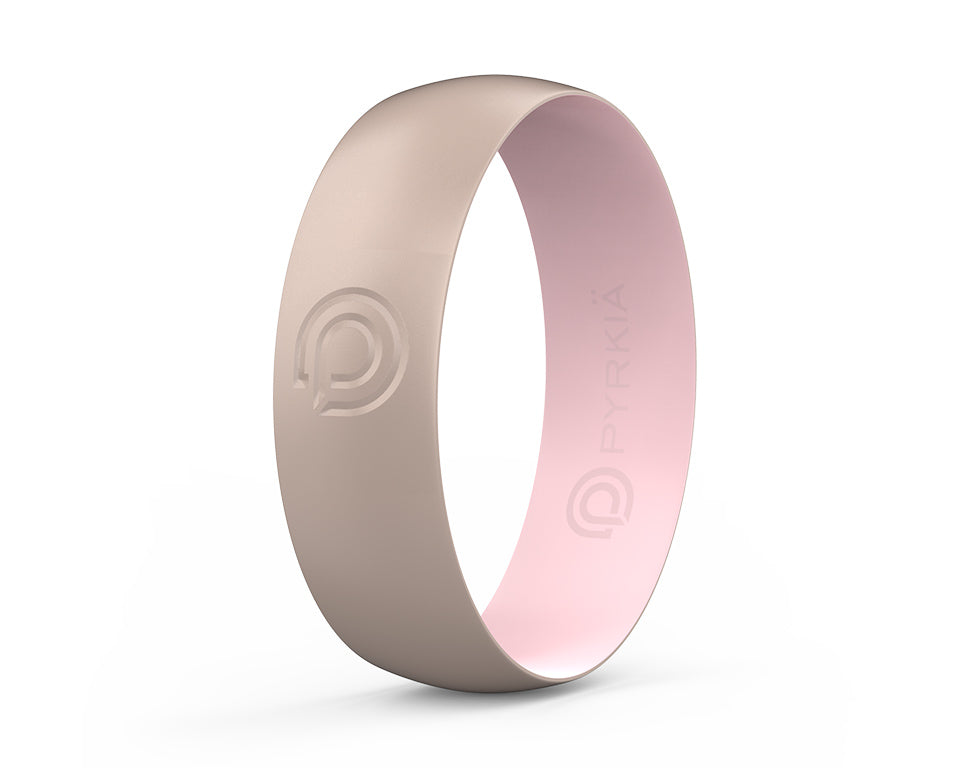ROSE GOLD SILICONE RING