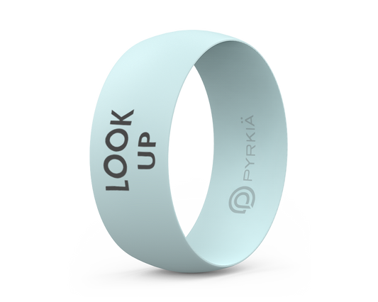 "LOOK UP" LIMITED EDITION SILICONE THUMB RING - MINT