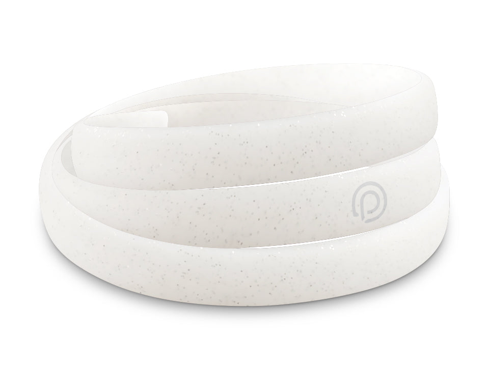 DAY STAR SILVER (GLOW IN THE DARK) SILICONE WRAP